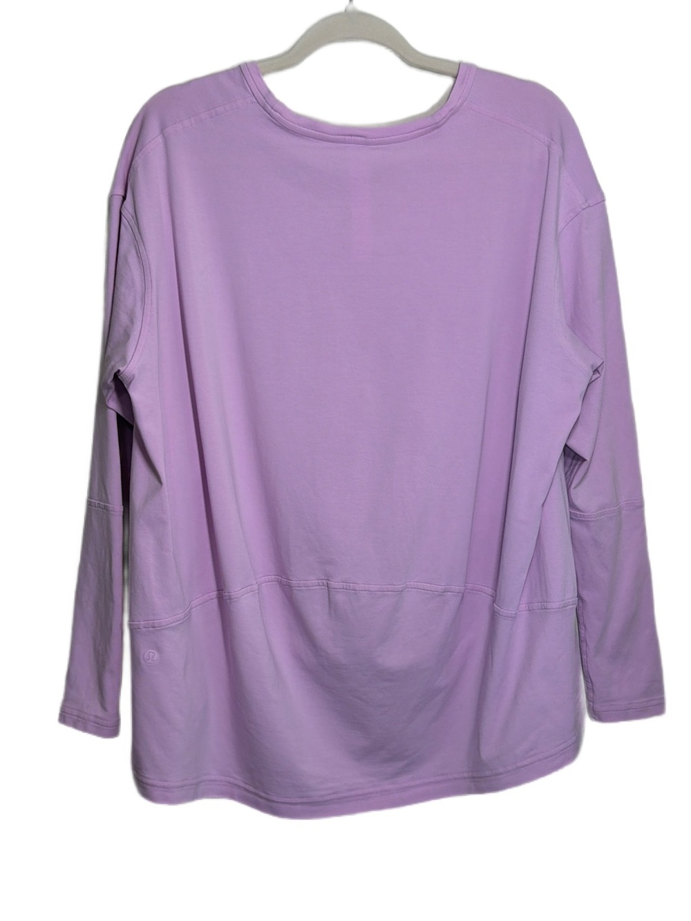 Lululemon Back in Action Soft Pink Long Sleeve V-Neck Tee - Picture 13 of 14